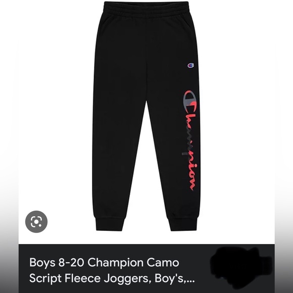 Boys 8-20 Champion Camo
Script Fleece Joggers - Picture 1 of 2